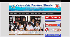 Desktop Screenshot of colsantisimatrinidad.net