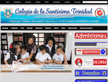 Tablet Screenshot of colsantisimatrinidad.net
